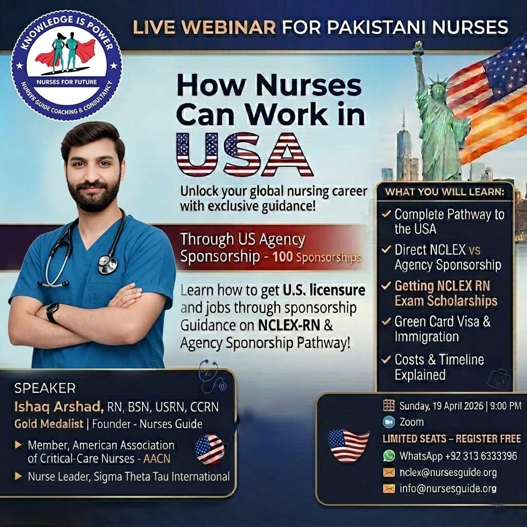 How Nurses Can Work in USA — webinar poster