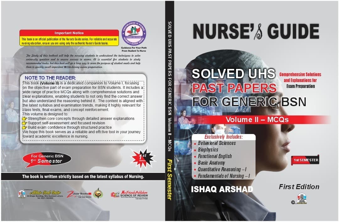 Nurse's Guide solved past papers — book 1